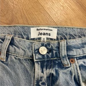 Reformation High-Rise Straight Leg Jeans - Never Been Worn!